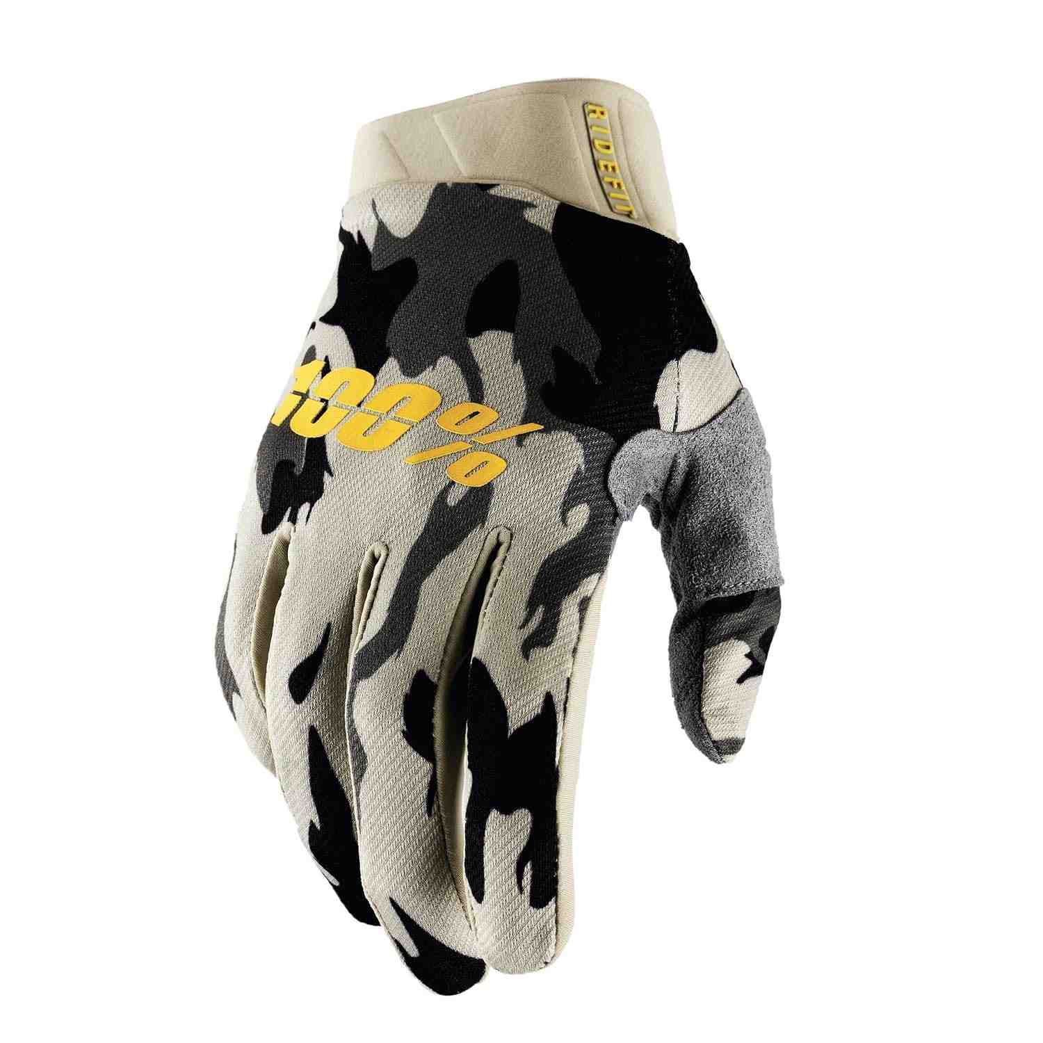 Luvas Ridfit 100% para Motocross e Dirt Bike: Conforto e Performance para Homens