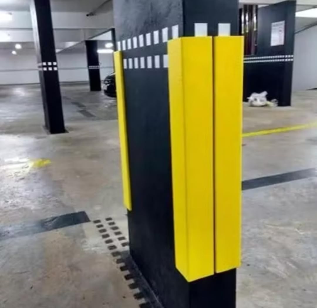 Protetor de Coluna Autocolante para Garagem: Segurança e Proteção para Pilares!