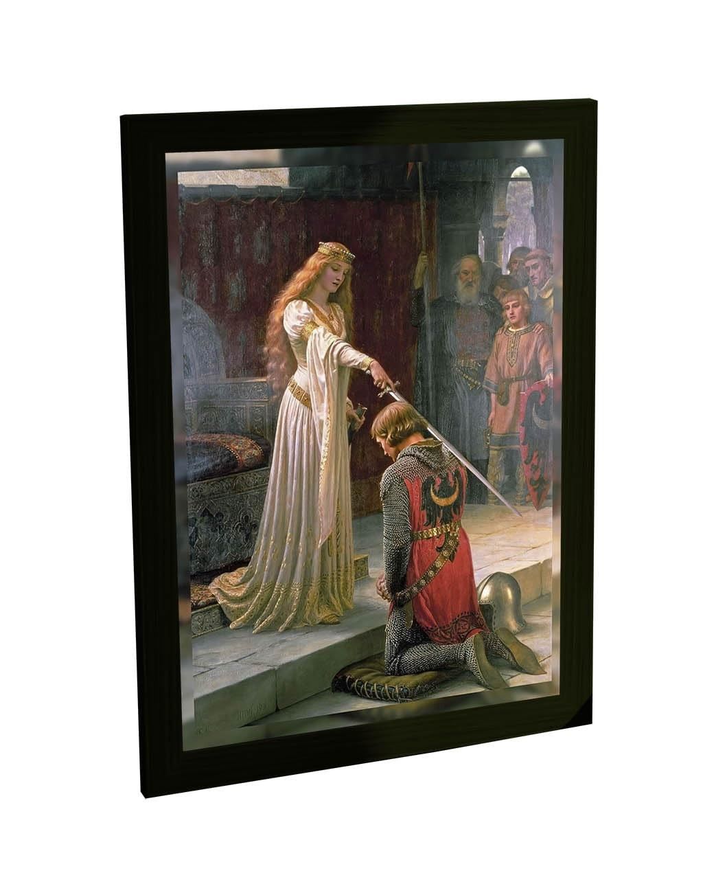 Quadro Decorativo The Accolade - Pintura Edmund Blair | Moldura Elegante para Decoração de Ambientes