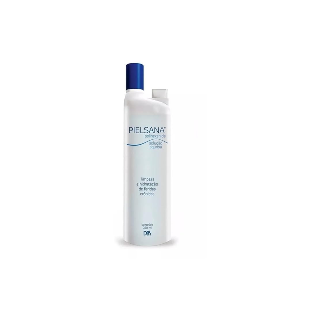 Pielsana Polihexanida Solução Aquosa PHMB 350ml - Limpeza Segura e Eficaz para Feridas