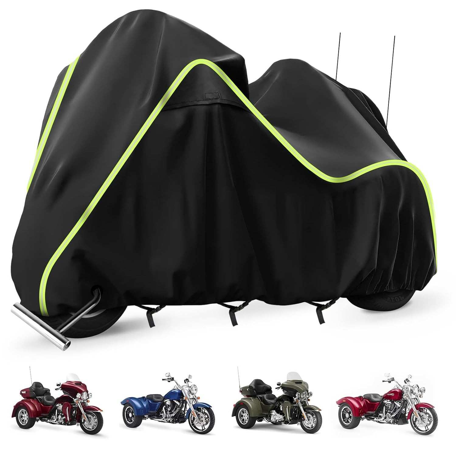 Capa Premium para Harley Davidson Trike & Gold Wing: Proteção Total contra Sol, Chuva e Poeira