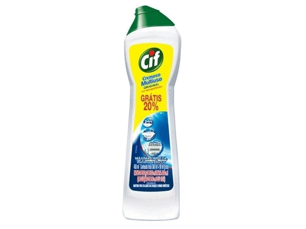 Cif Cremoso Multiuso 450ml - Limpeza Profunda com Proteção para Suas Superfícies