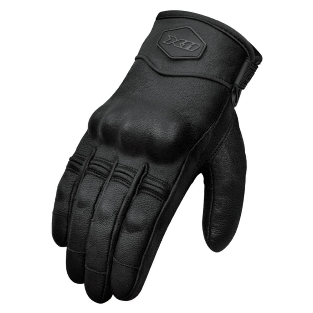 Luva X11 9152 Route II: Couro Premium e Proteção para Motociclistas - Estilo e Segurança!