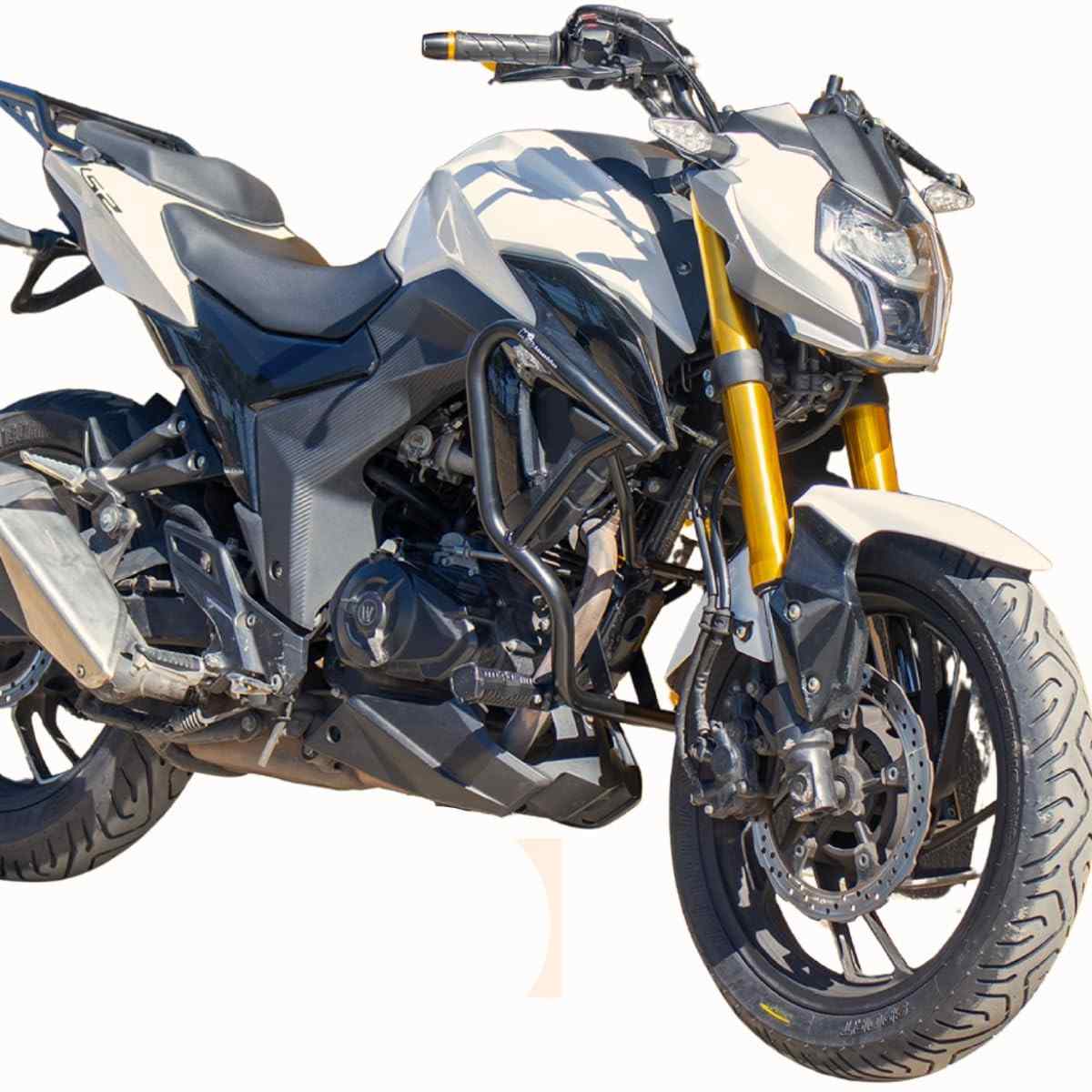 Protetor de Carenagem com Pedaleira para Haojue DR 160 (2020 em diante) - Segurança e Estilo