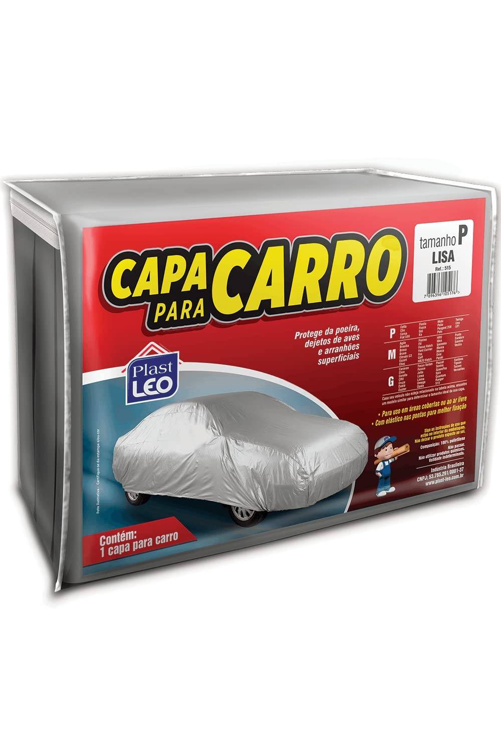 Capa Protetora para Carro Tamanho P - Proteção Essencial da Plast Leo