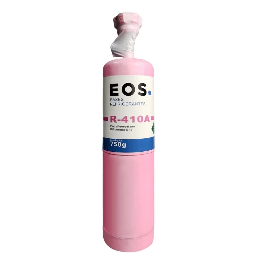 Gás Refrigerante R410A Eos 750g com Válvula e Manopla - Substituição Segura e Eficiente para R22