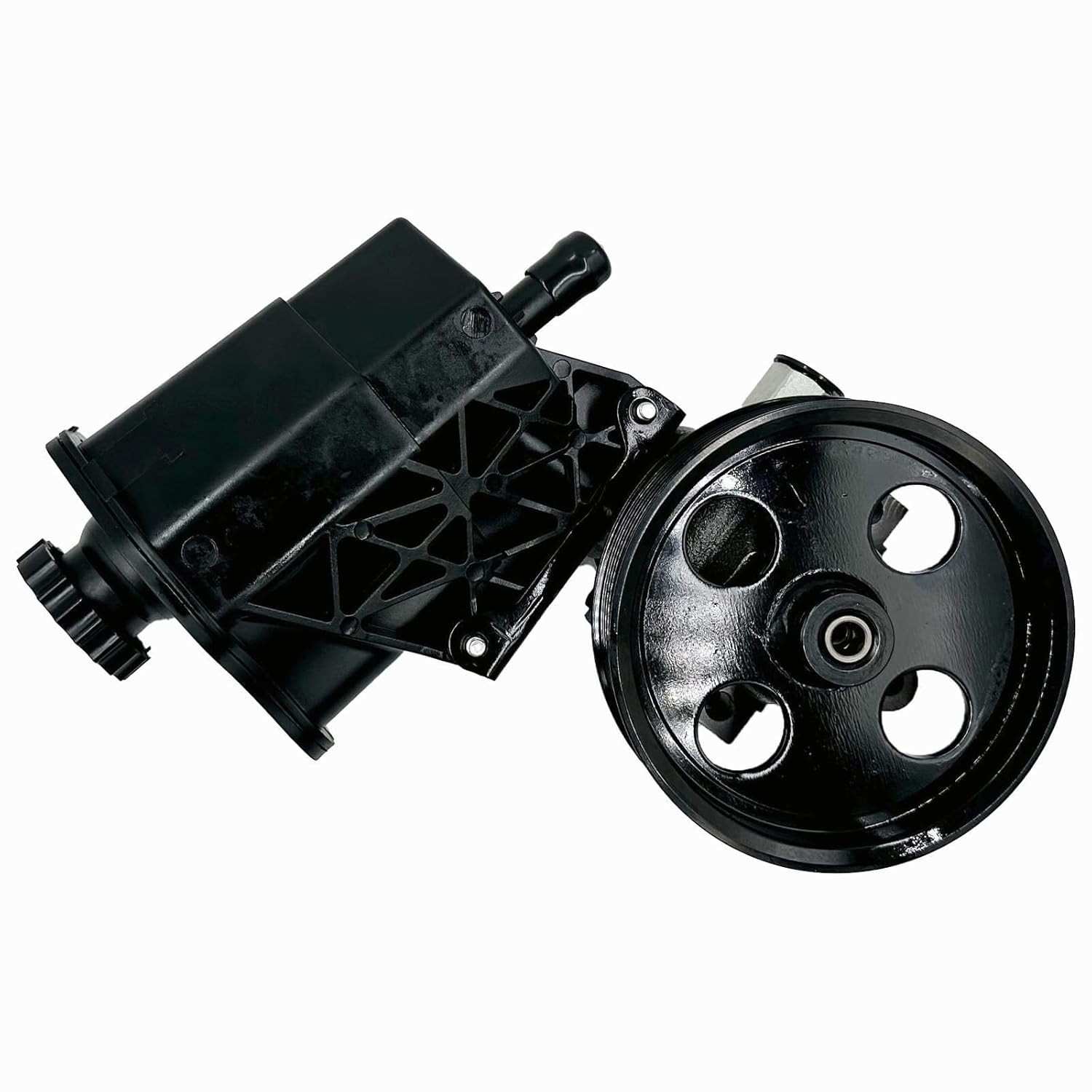 Bomba de Direção Hidráulica Completa para Dodge Ram 1500 (2002-2007) - Nova com Polia e Reservatório
