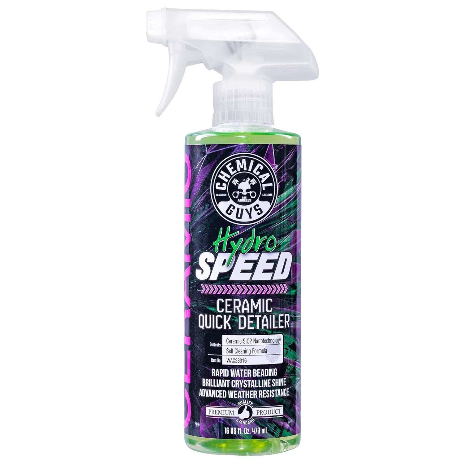 Chemical Guys HydroSpeed: Brilho Cerâmico Rápido e Proteção Duradoura para seu Carro