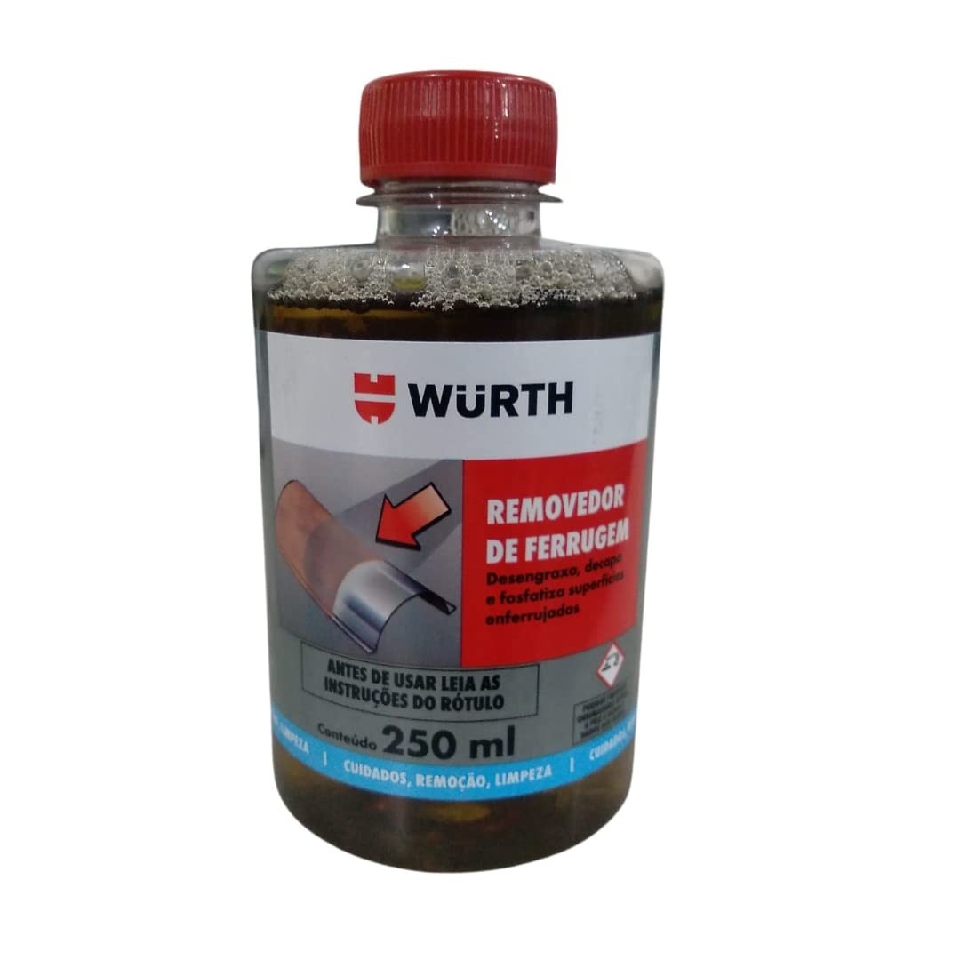 Removedor de Ferrugem Wurth 250ml - Limpeza Profunda e Rápida para Metal