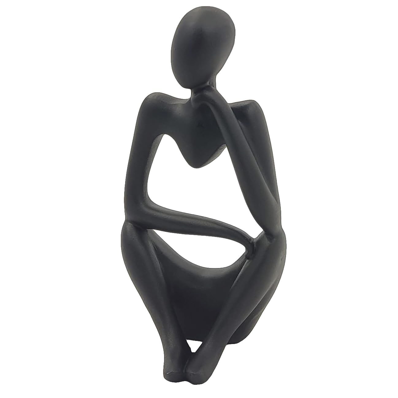 Pensador Estatueta Decorativa em Resina - Ornamento Elegante e Inspirador para Ambientes Modernos