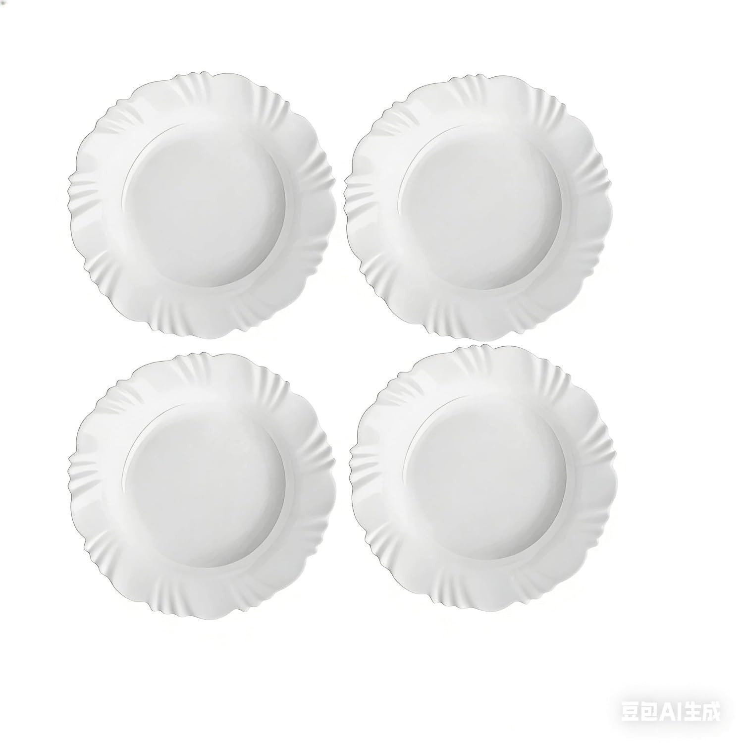 para-resistente-fundo-pecas-refeicoes-jogo-de-ideal-a-branco-pratos-de-diarias-4612-vidro-a