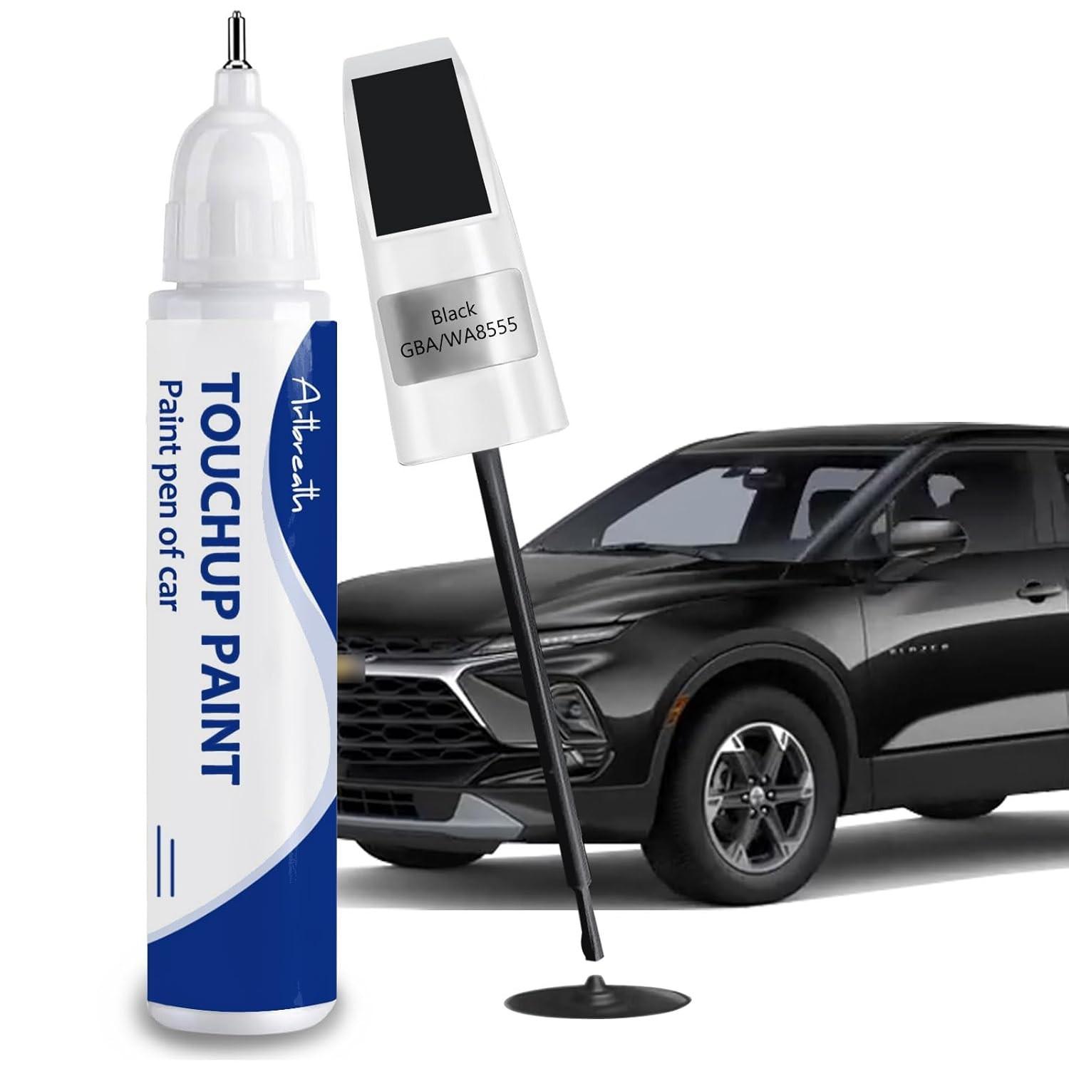 Tinta de Retoque Preto Chevrolet - Kit de Reparo para Arranhões Silverado/Equinox/Tahoe/Colorado/Blazer