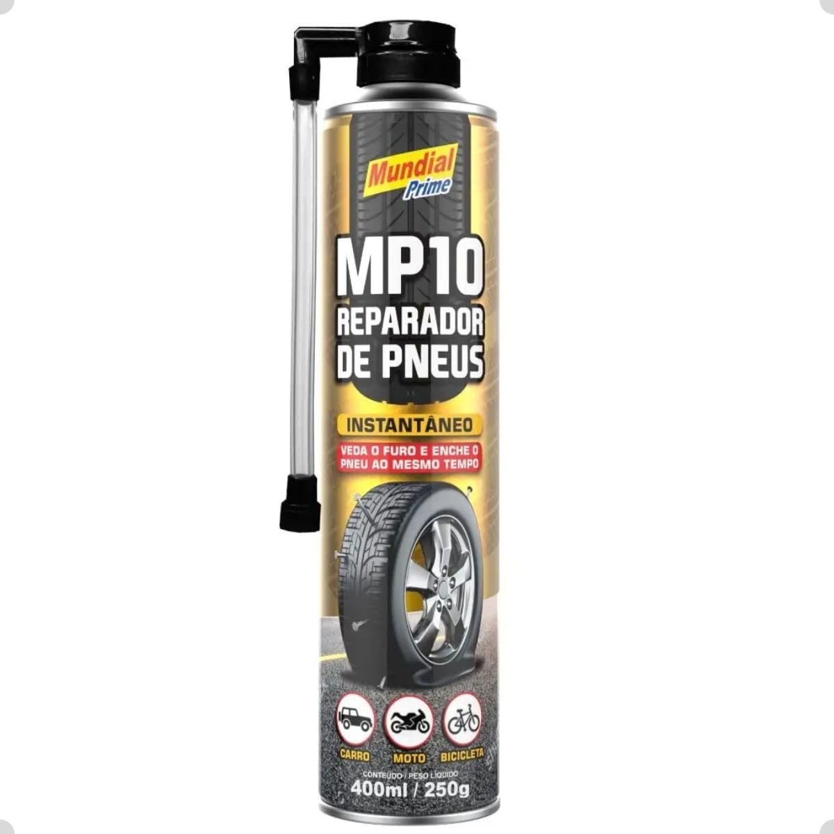 Reparador Instantâneo de Pneus S114 150ml: Solução Rápida para Carros, Motos e Bikes
