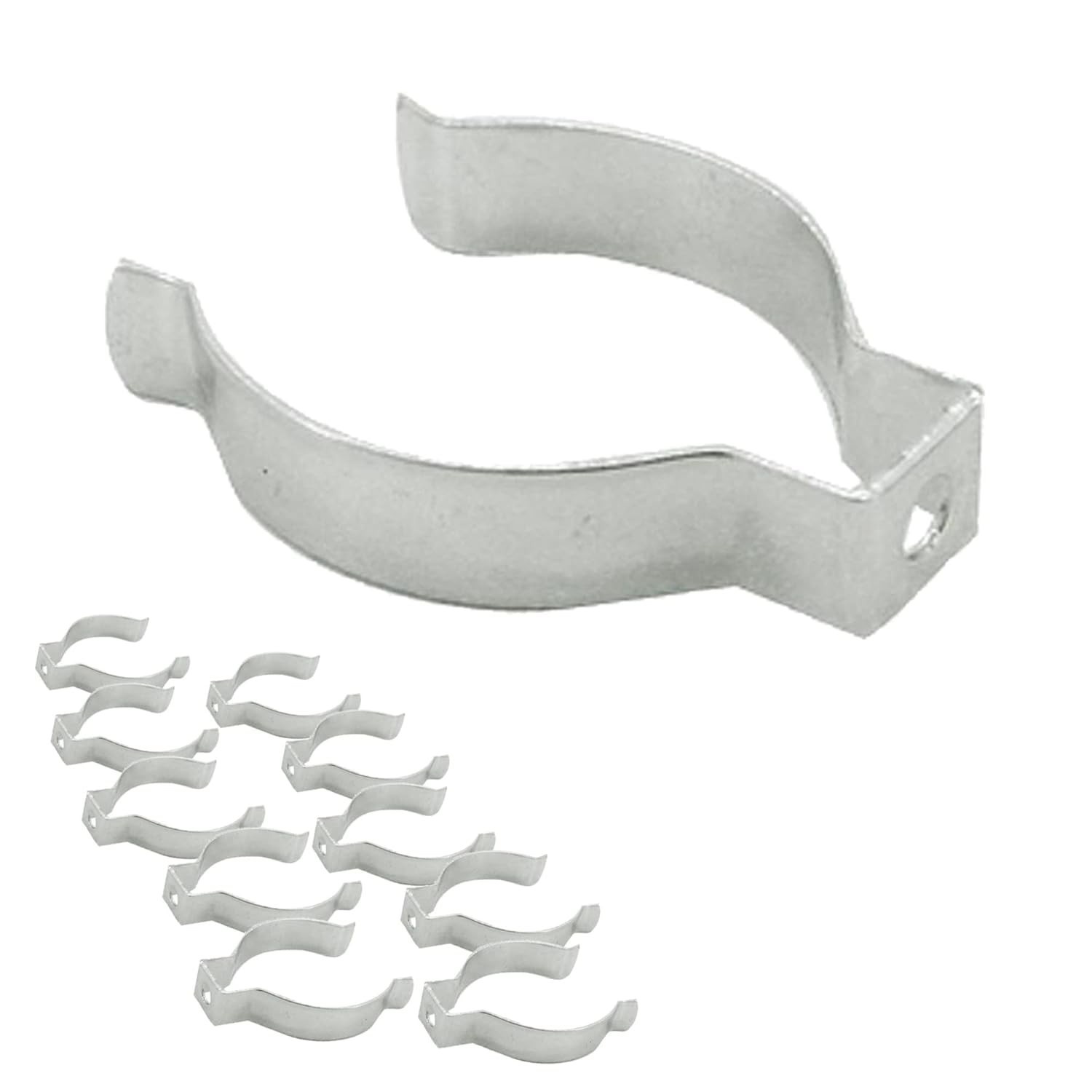 Kit 10 Abraçadeiras Metálicas Inox Lalux: Segurança e Durabilidade para Lâmpadas T8