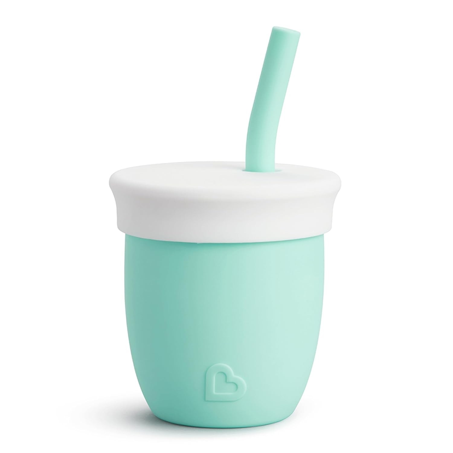 Copo de Silicone com Canudo - Seguro, Prático e Versátil para Bebês a Partir de 6 Meses