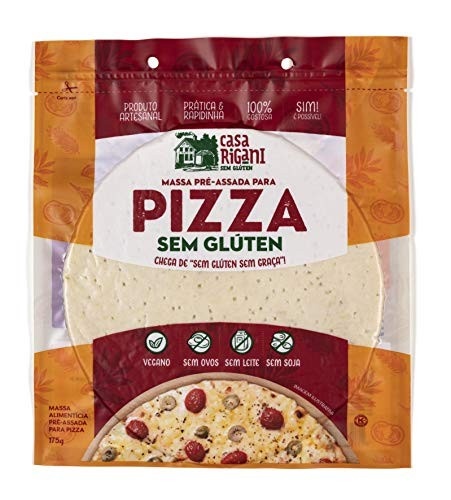 Massa para Pizza Sem Glúten Casa Rigani 175g
