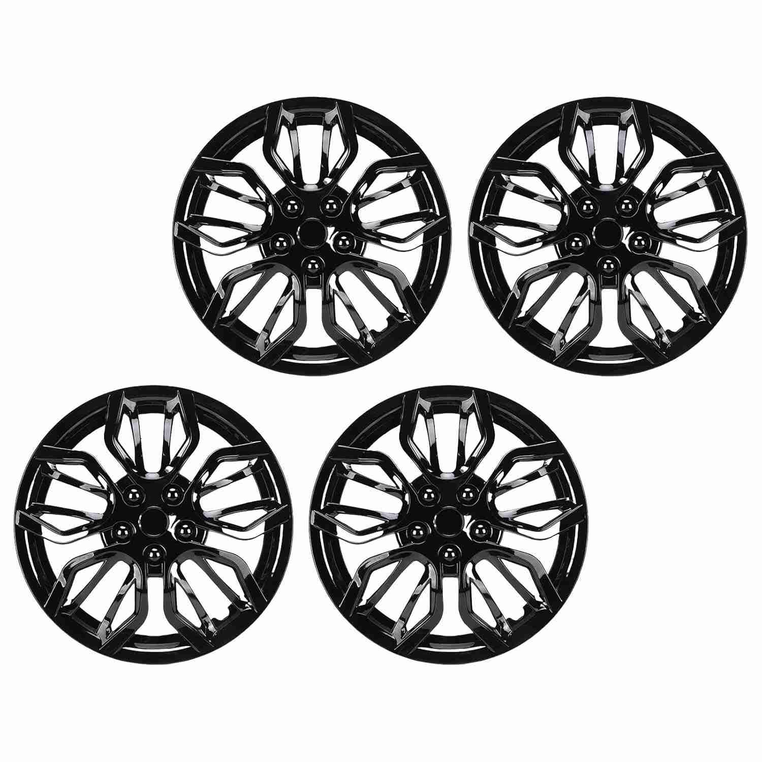Calotas KIMISS 14 Polegadas: Proteção Completa e Estilo Universal para Seu Carro (Preto)