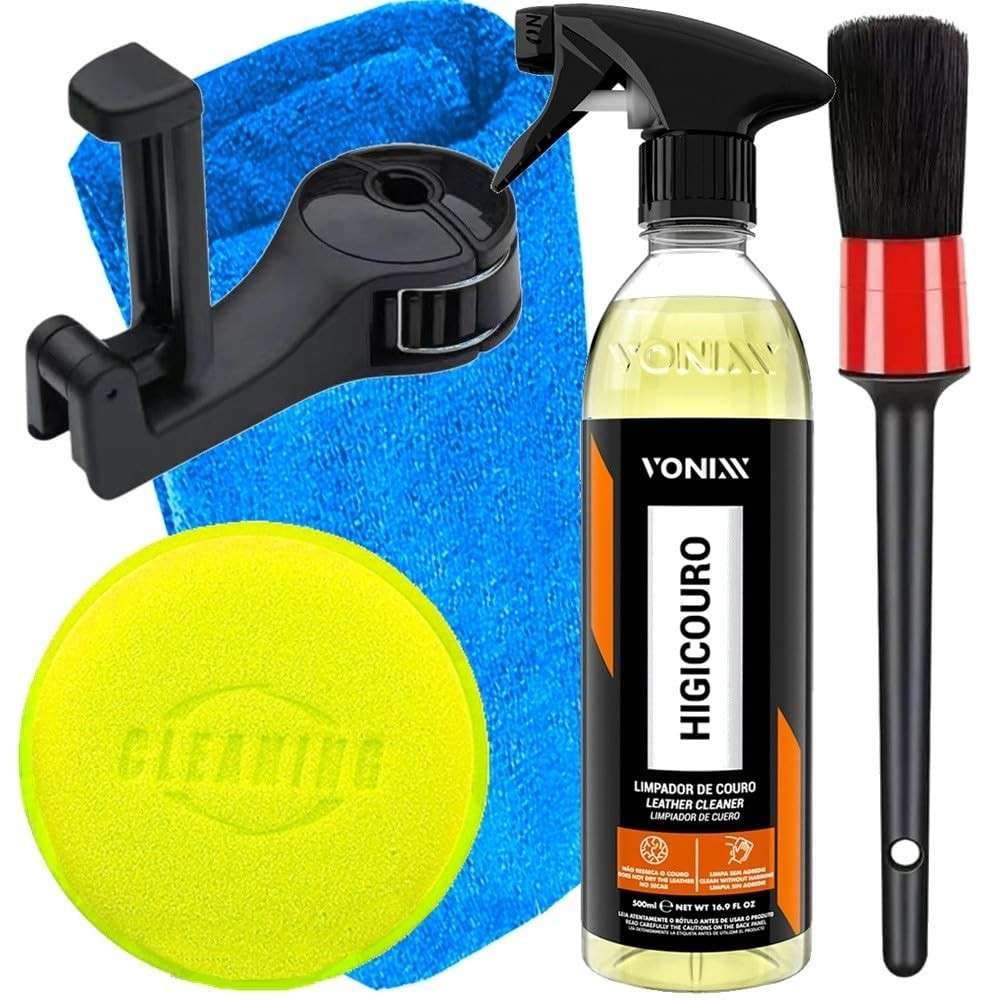 Kit Completo Higicouro Vonixx + Suporte Celular Karbox: Limpeza e Organização para Seu Carro