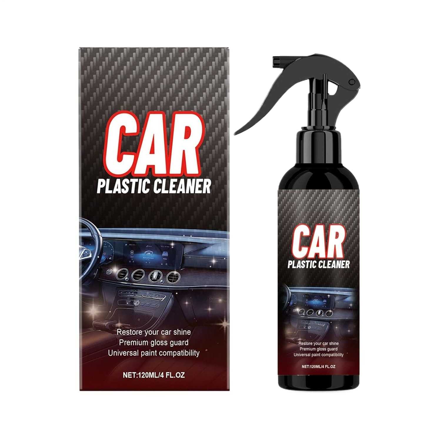 Bohany Spray Limpeza Carros: Limpeza Profunda e Proteção para Interior Veicular | 120ml