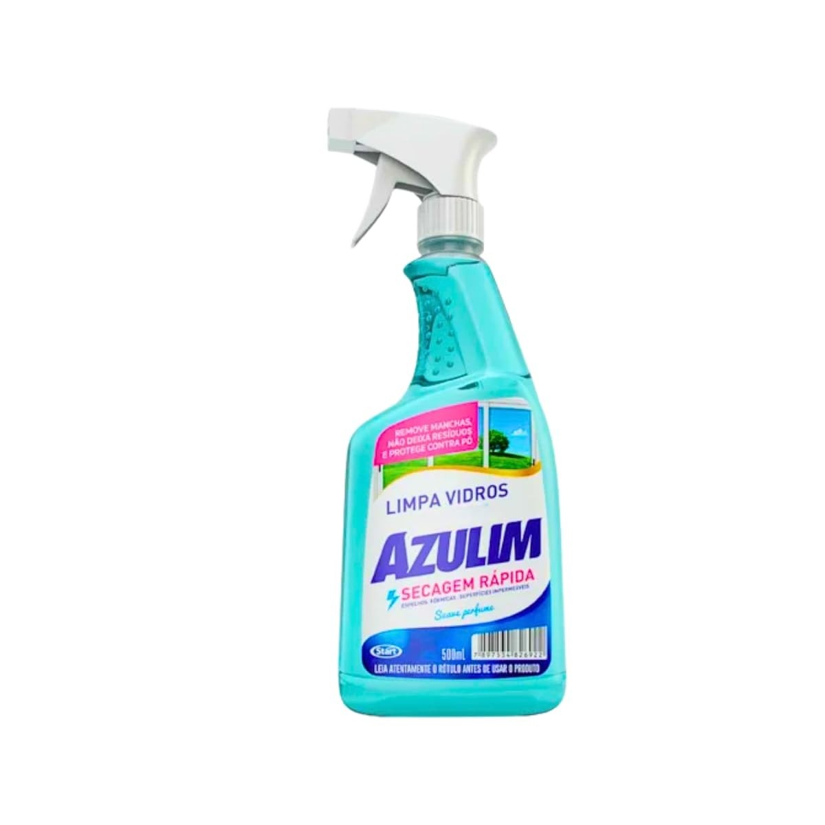 Limpa Vidros Azulim Spray - Brilho e Limpeza Impecáveis para Qualquer Superfície