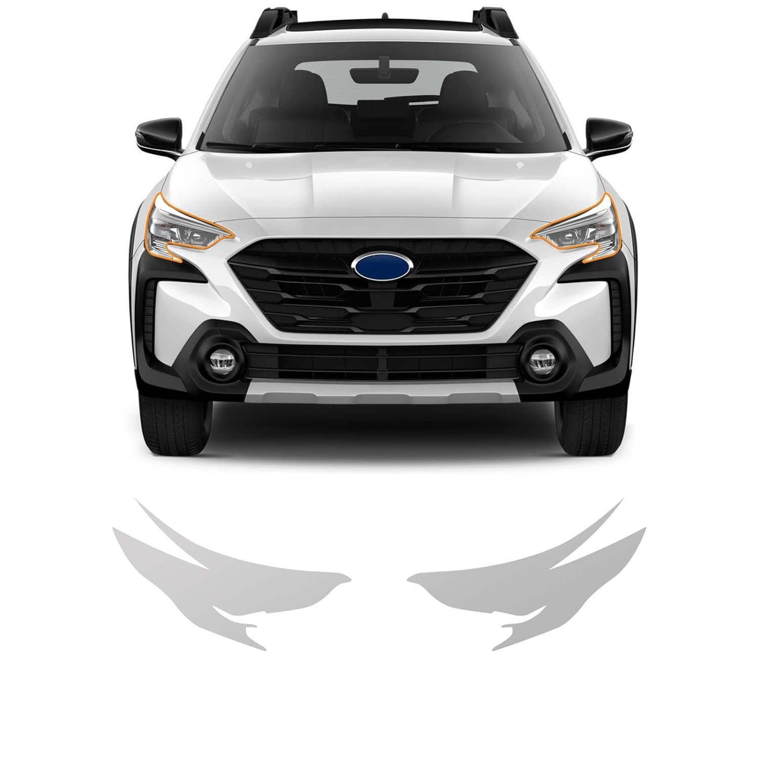 Película Protetora TPU 8,5 Mil para Faróis Subaru Outback 2022-2025 - Proteção Transparente contra Arranhões