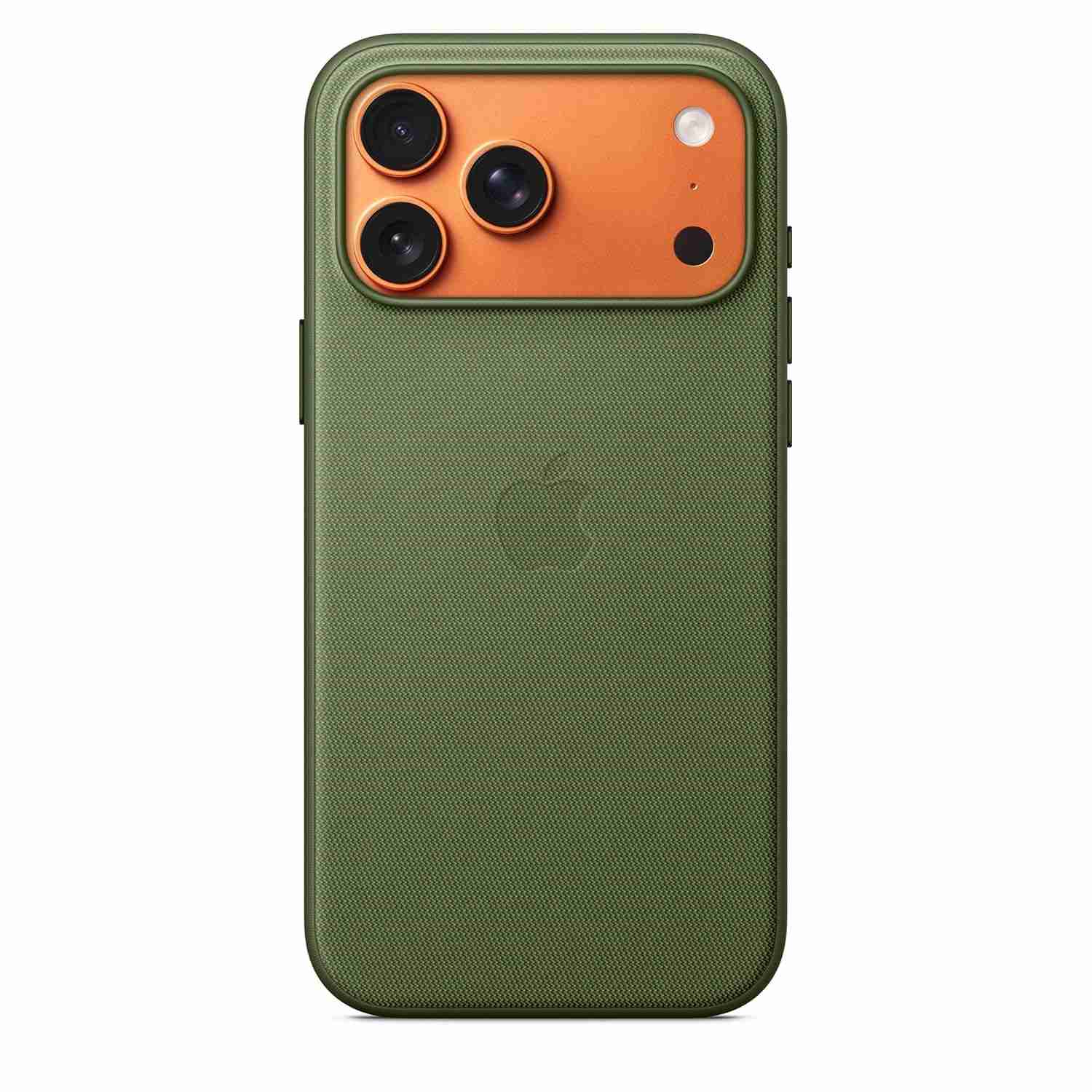 Capa Apple TechWoven com MagSafe Verde para iPhone 17 Pro Max: Elegância e Proteção