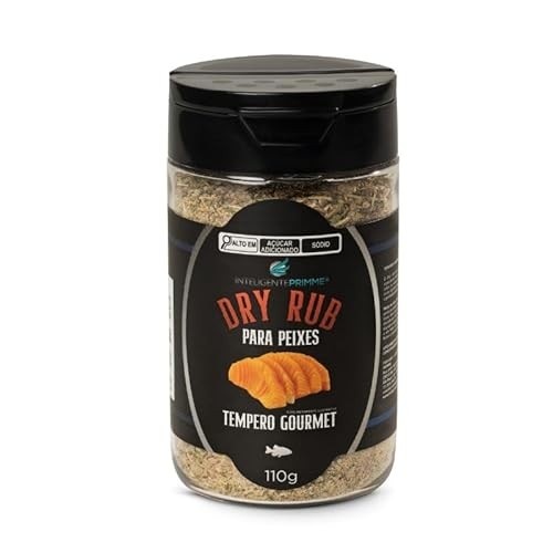 Tempero Dry Rub para Peixes, Mistura de Especiarias Seca, 110g