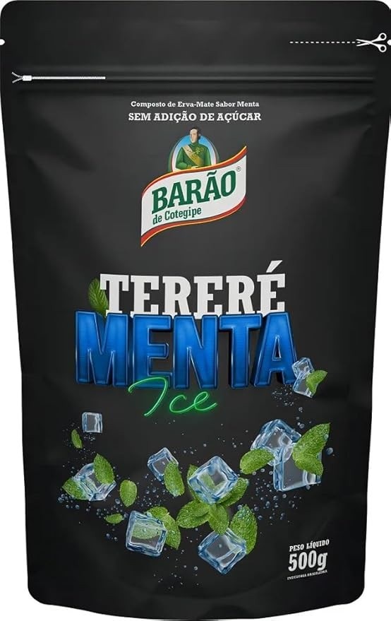 Erva Mate Para Tereré Menta Ice Barão de Cotegipe 500g