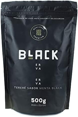 ERVA MATE PARA TERERÉ BLACK ERVA SABOR MENTA BLACK