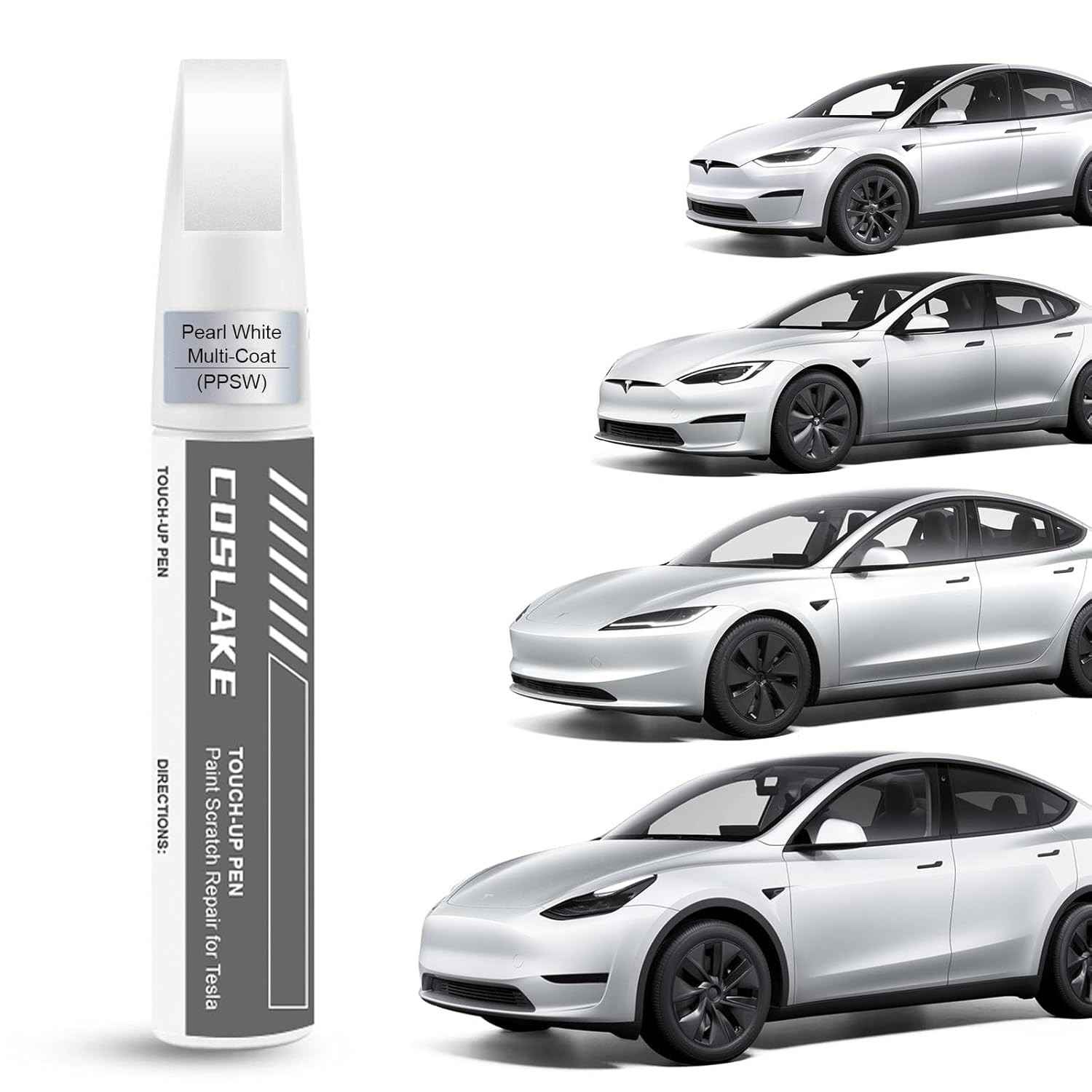 Tinta de Retoque para Tesla - Reparo Fácil de Arranhões com Kit 2 em 1
