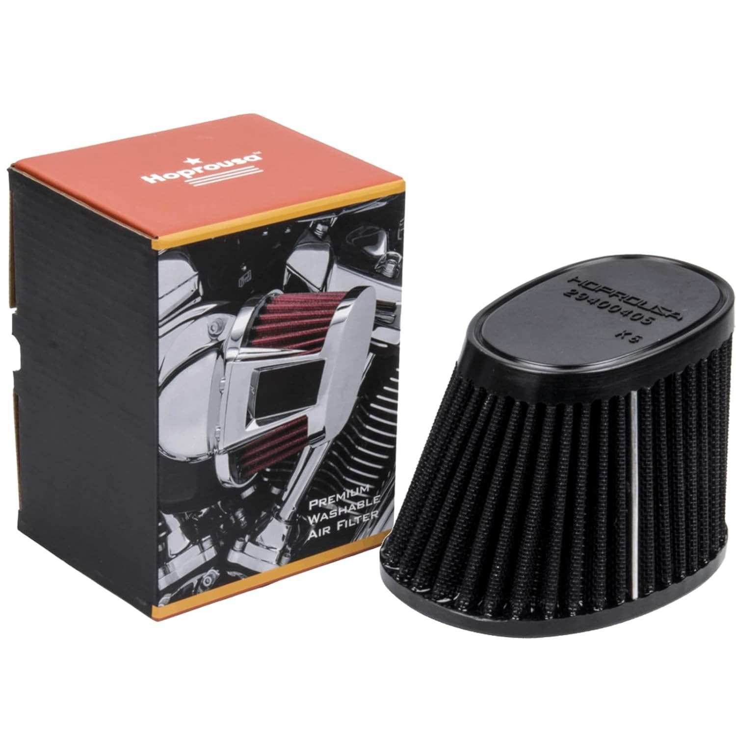 Filtro de Ar Lavável Heavy Breather Elite para Softail e Touring 2017+ (Preto)