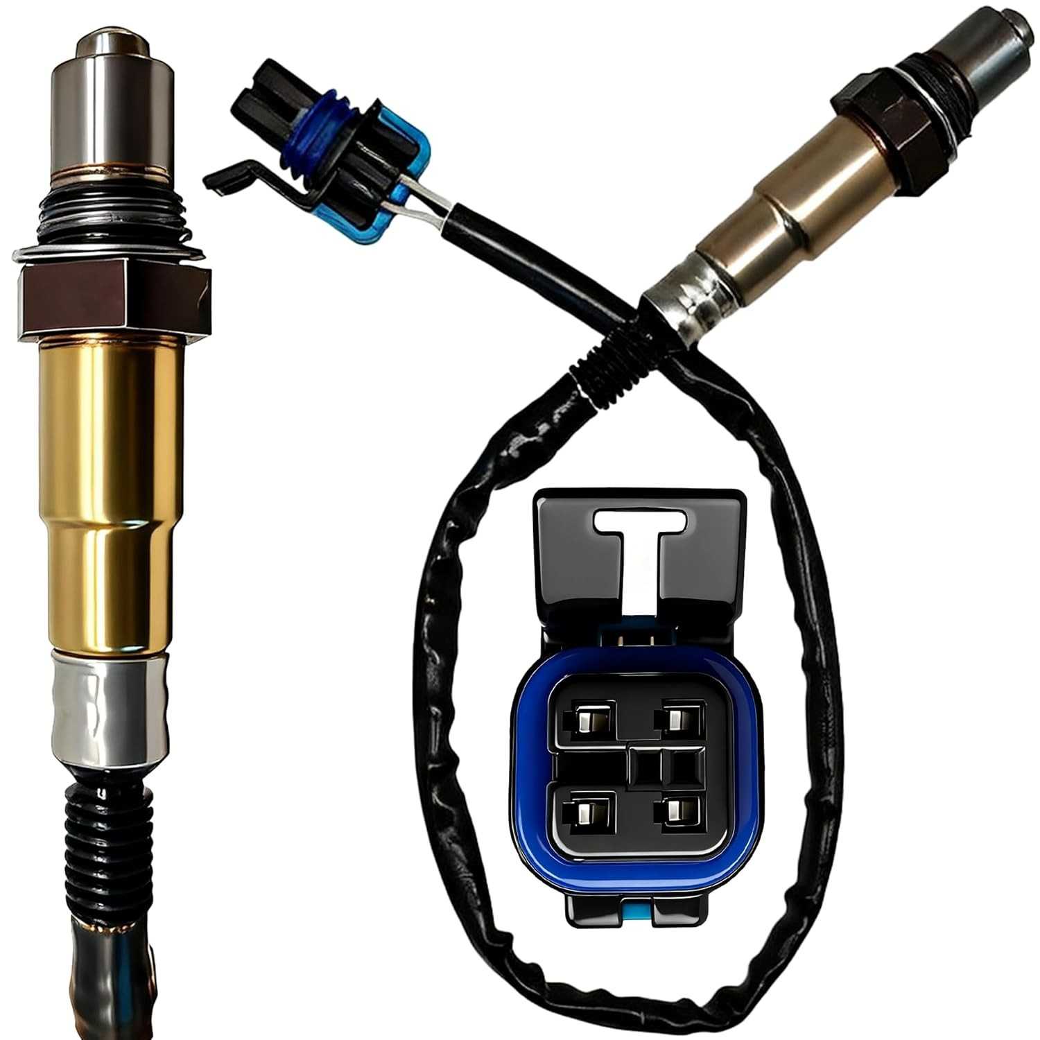 Sensor de Oxigênio Universal para Motores Marítimos (Dianteiro/Traseiro) - Compatível com Crusader, Mercury, Volvo-Penta e Mais