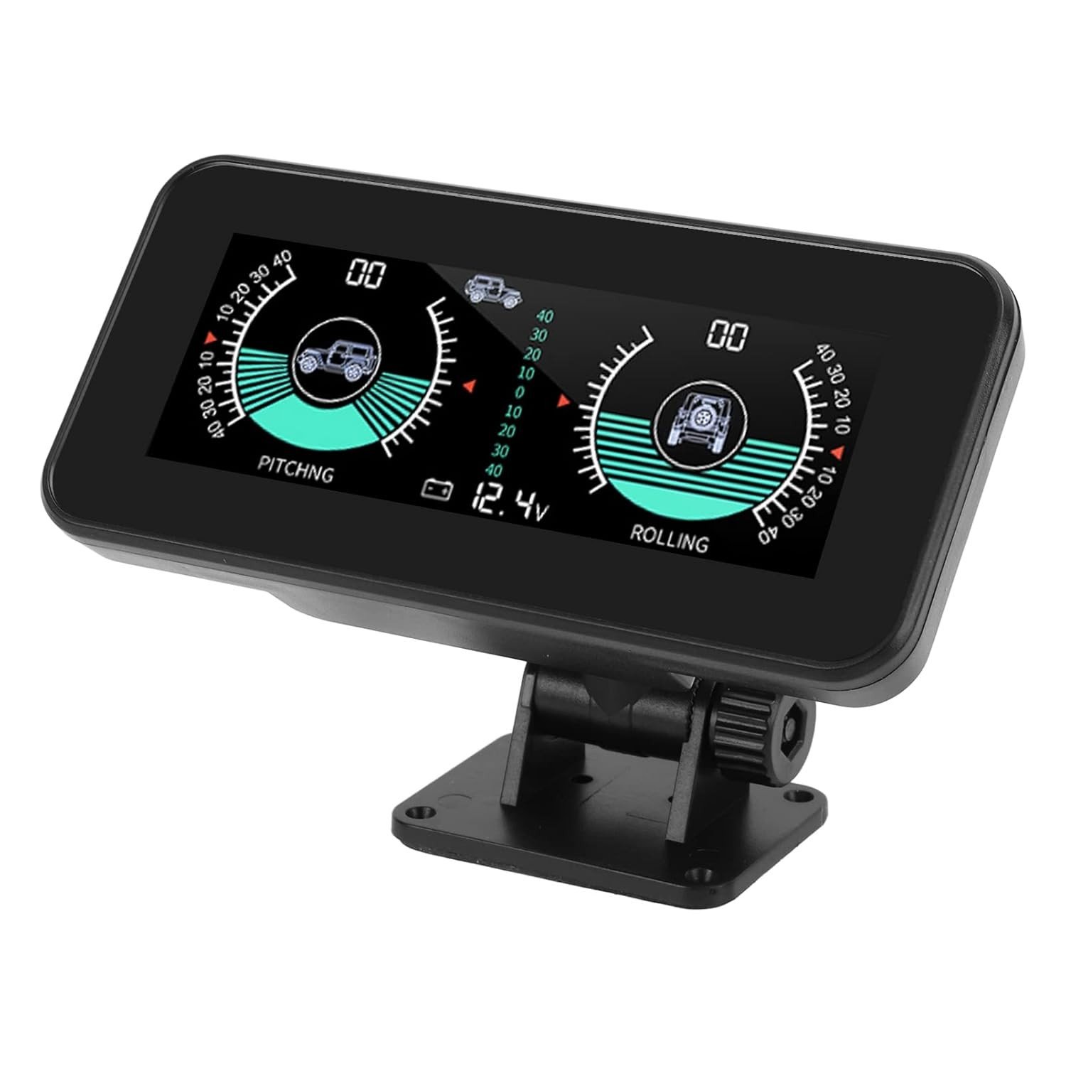 FOUF Inclinômetro Digital HUD: Navegação Precisa e Segura para Seu Veículo Off-Road