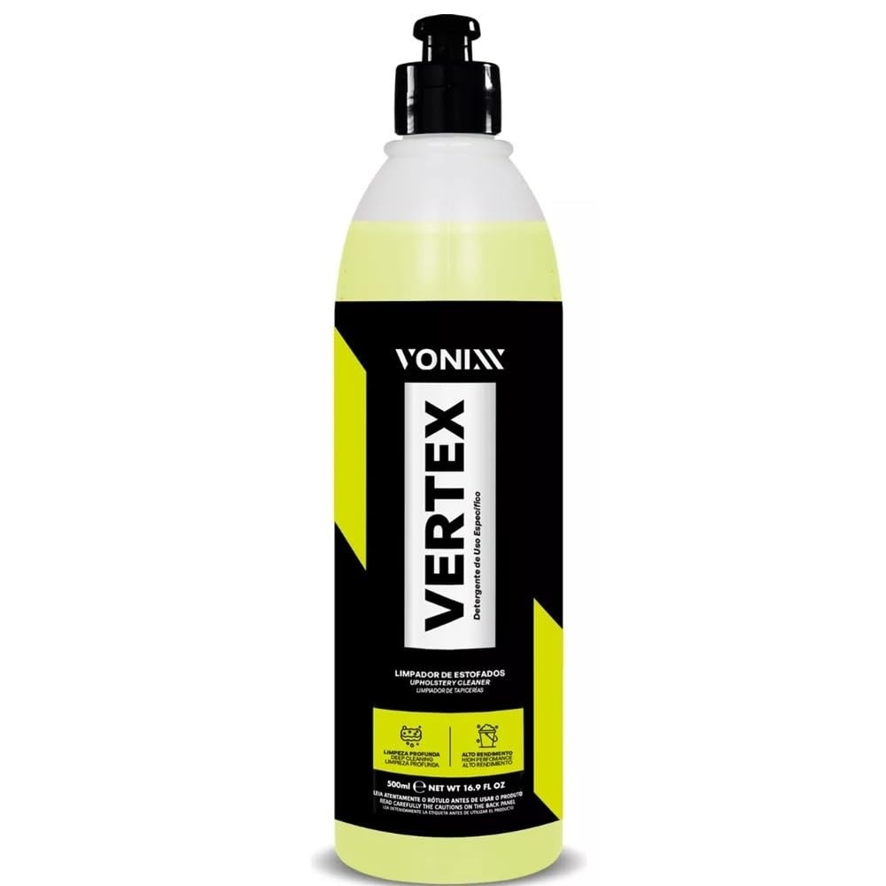 Limpa Estofados Vertex Vonixx 500ml: Renovação Profissional para Seu Carro e Casa