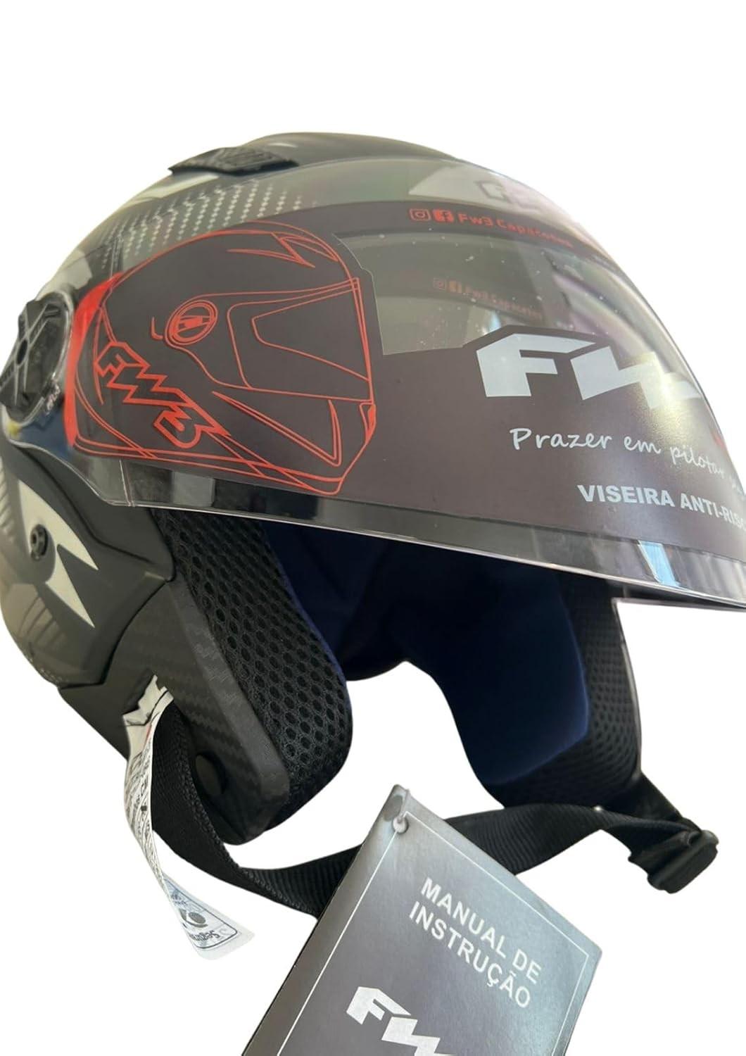 Capacete X Open Up Rapid Preto Fosco com Grafite - Segurança e Estilo para Sua Pilotagem