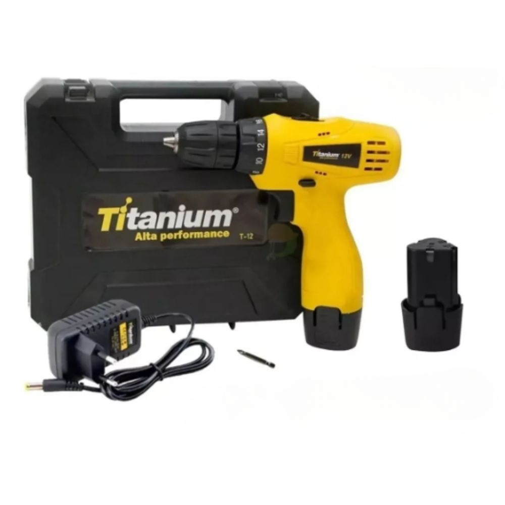 Parafusadeira 12V Titanium: Potência e Versatilidade