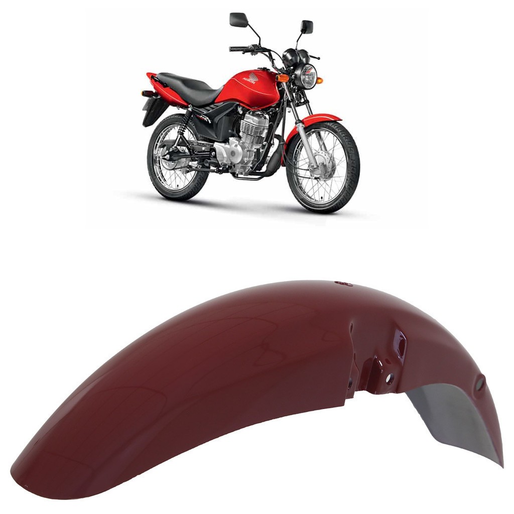 paralama-cg-125-fan-vermelho-liso-original