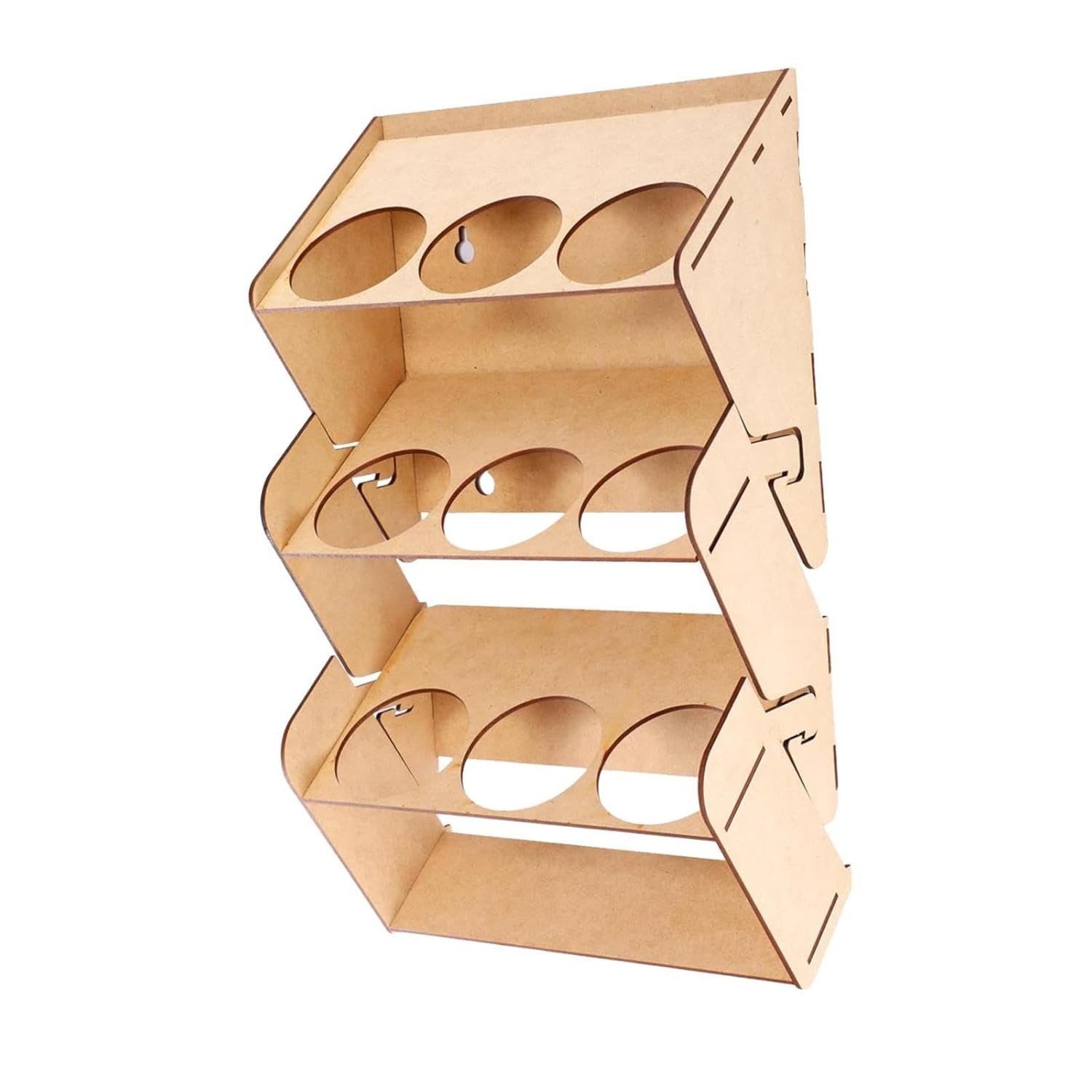Organizador de Latas de Spray 9 Furos: Parede, MDF Premium e Fácil Instalação