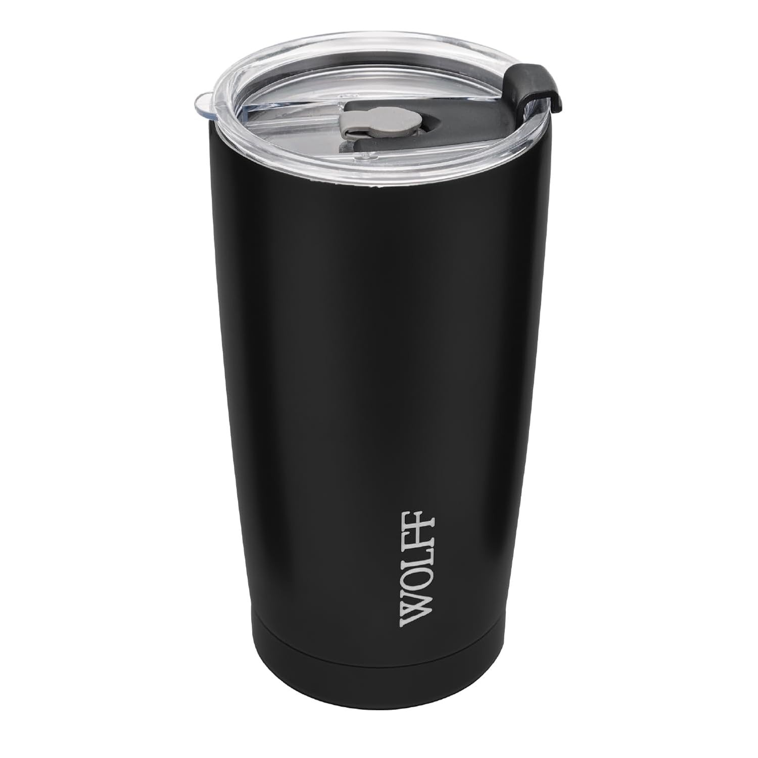Copo Térmico Wolff 600ml - Aço Inox com Parede Dupla, Tampa e Design Moderno para Viagem