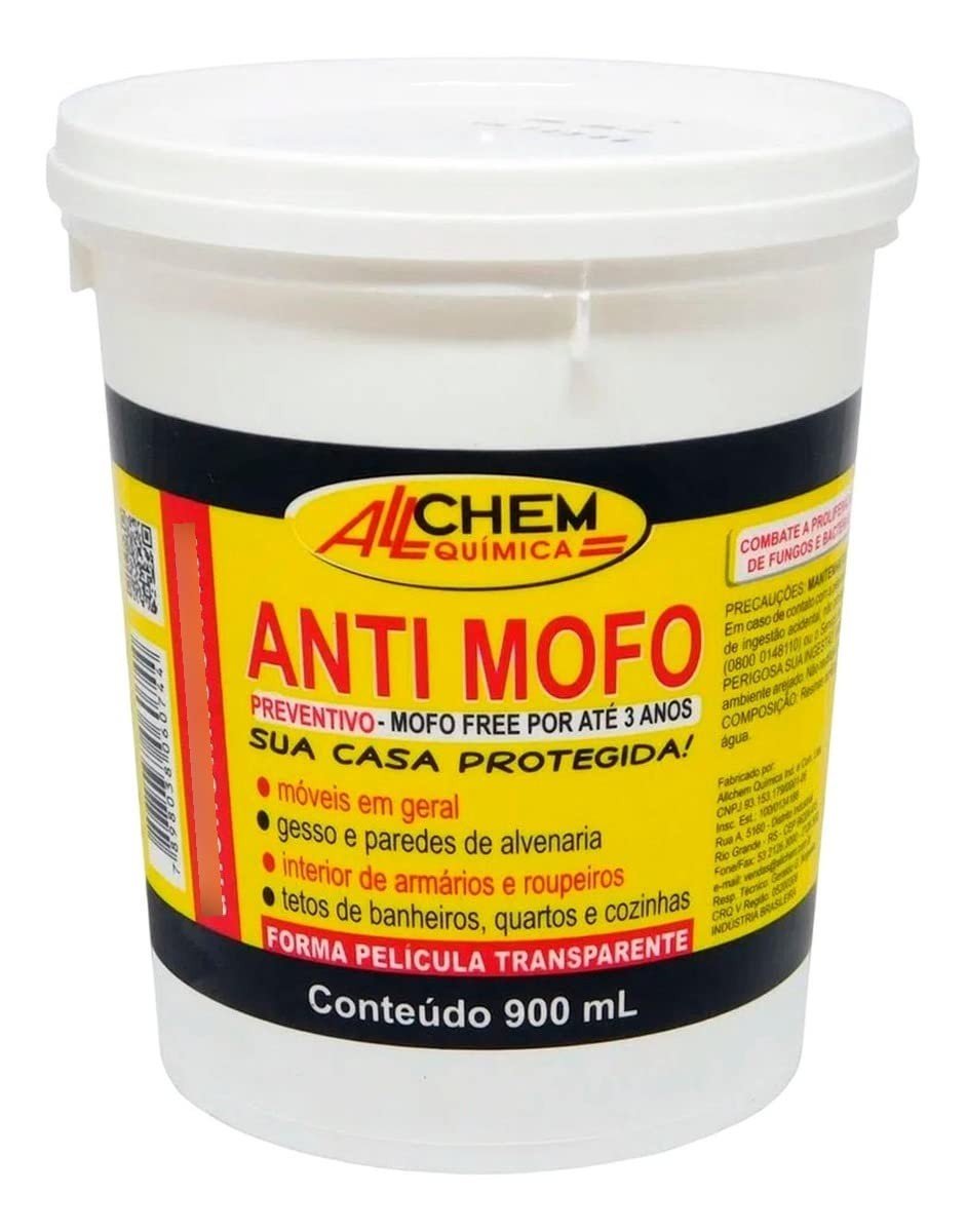 Anti Mofo Preventivo Allchem - 900ml | Proteção Total para Móveis e Paredes