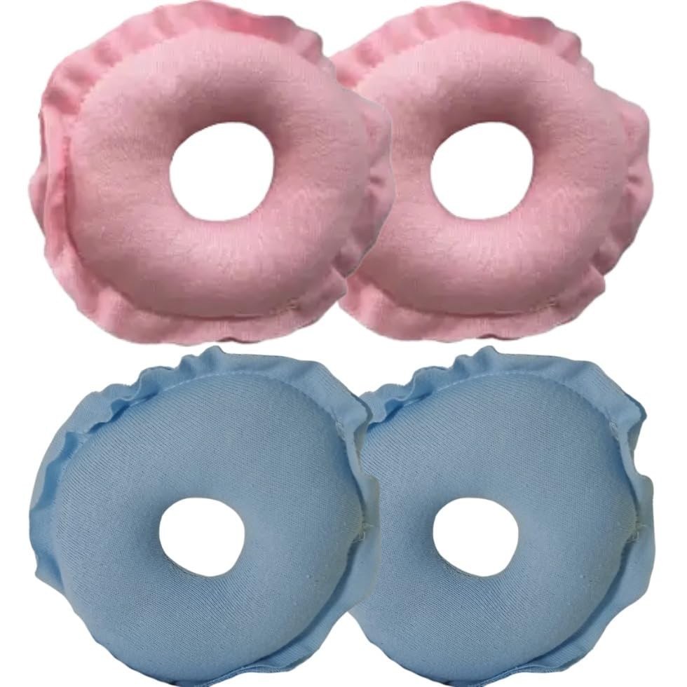 Kit 2 Pares Rosquinhas Amamentação - Protetor de Seios Confortável e Antifrictoso