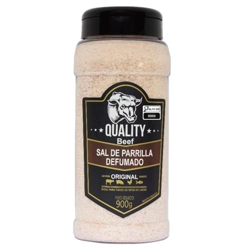 Quality Beef Tempero Sal de Parrilla Defumado 900g