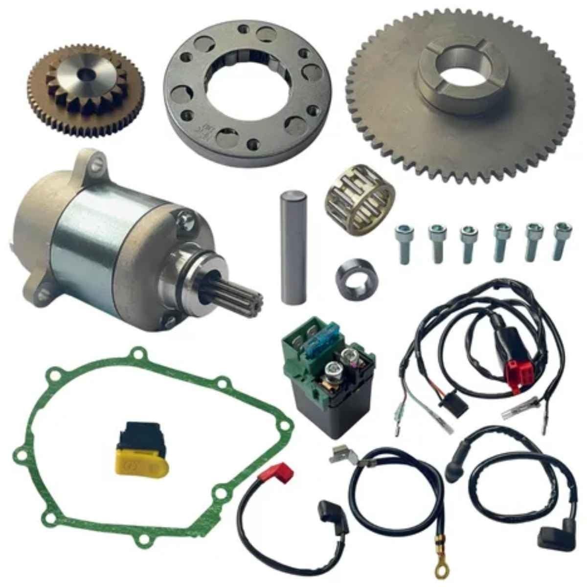 Kit Partida Elétrica Honda Biz 125 (2006-2010) - Partida Rápida e Confiável!