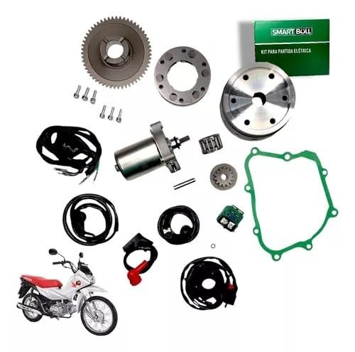 Kit Partida Elétrica Completo Smartbull para Honda Pop 110 - Liberdade e Conveniência!