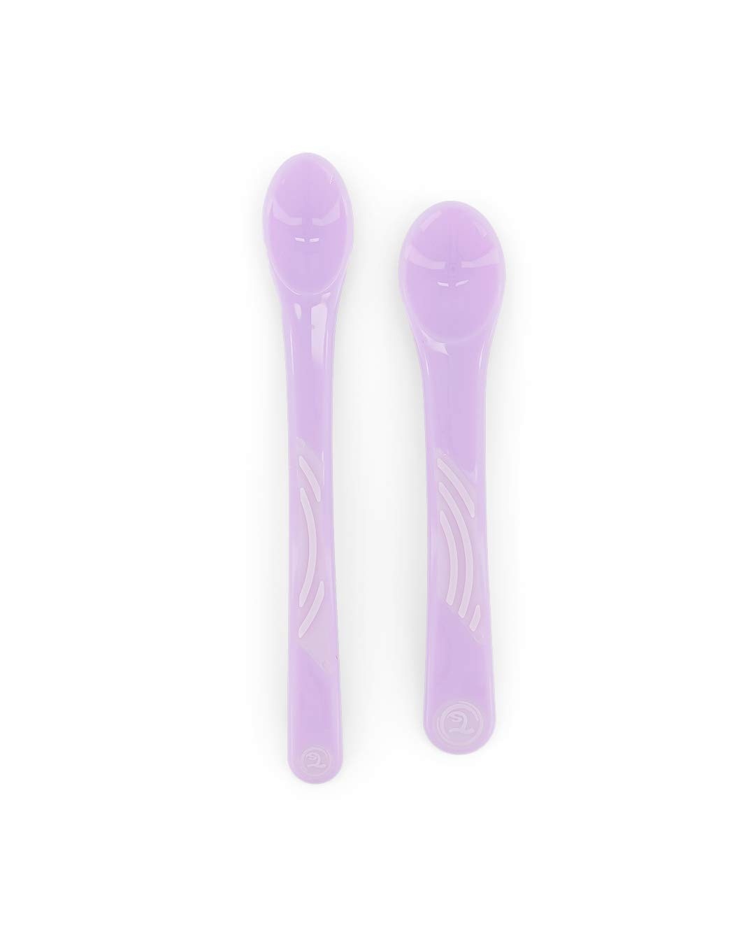 Colher Soft Twistshake 2 Unidades - Roxo Pastel | Ideal para Bebês a Partir de 4 Meses