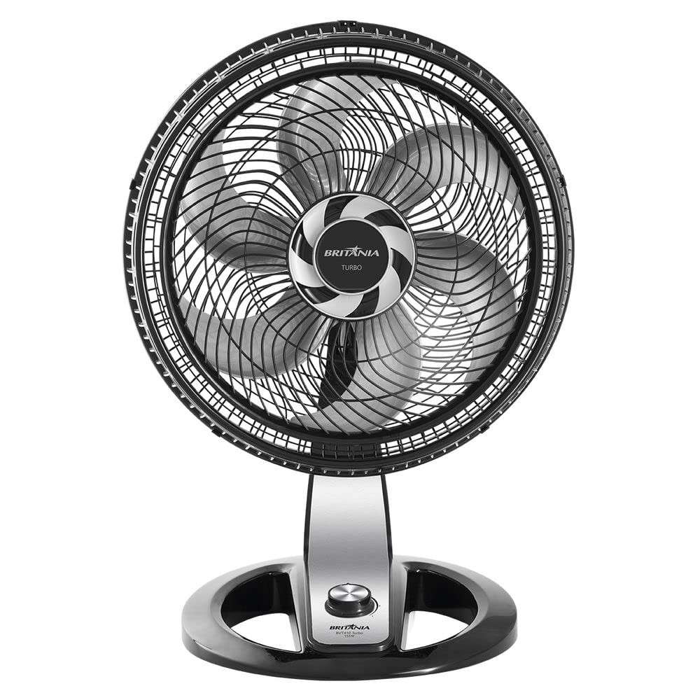 Ventilador Britânia BVT410P Turbo 47cm 6 Pás 3 Velocidades Super Silencioso 127V