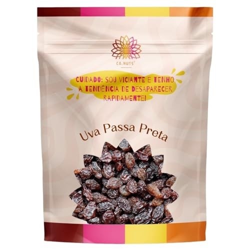 1 Kg Uva Passa Preta Sem Semente Premium - Ca.Nuts (1 Kg)