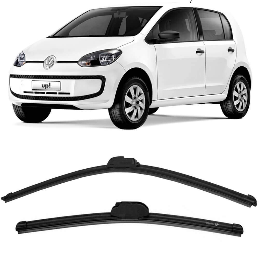 Kit 2 Palhetas Limpador Parabrisa Silicone UP 2014-2020 (Motorista 24" + Passageiro 16")