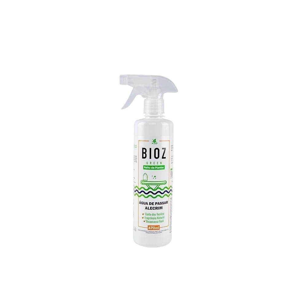 Água de Passar Alecrim 470ml - Perfume Natural para Roupas e Tecidos com Fragrância Refrescante