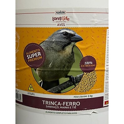 Ração Trinca Ferro 5KG: Nutrição Premium para Seu Pássaro 🦜